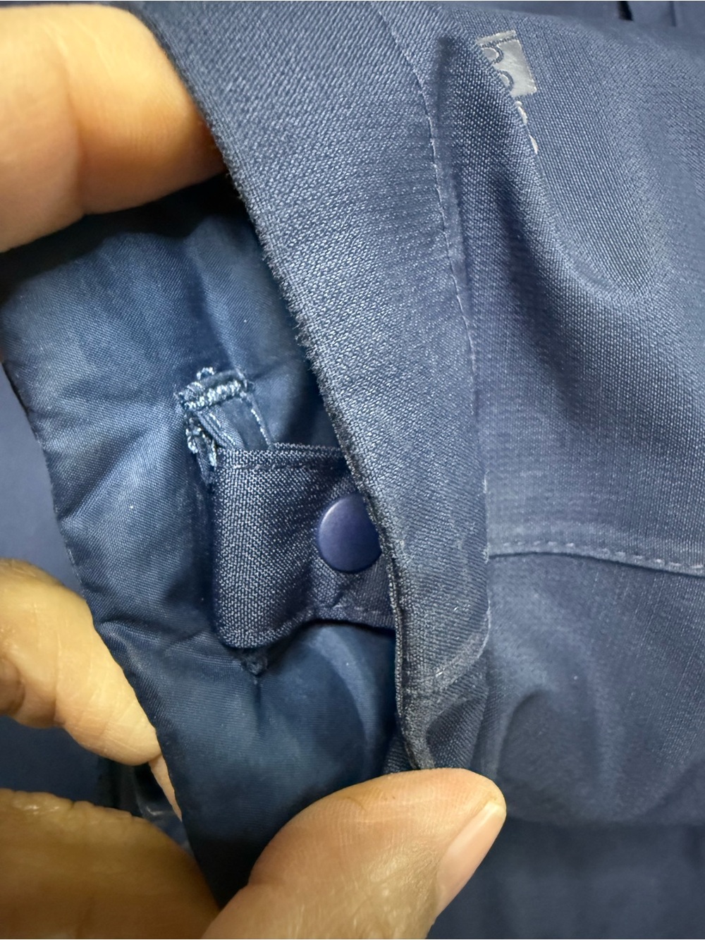 Patagonia Tres 3-in-1 Navy Down Parka – Unisex Youth L - Picture 10 of 12